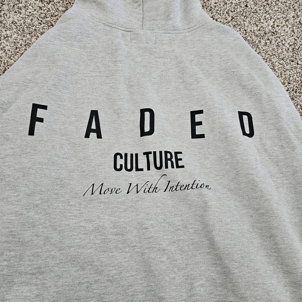 Faded Culture Gray Hoodie